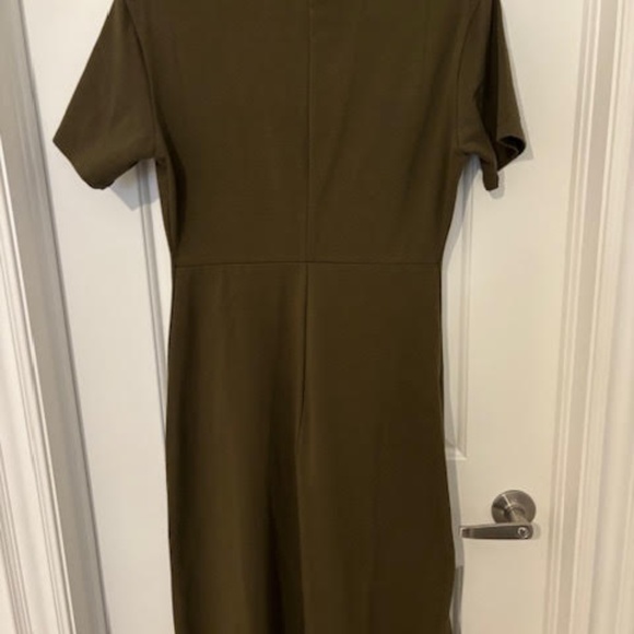 NWT Reformation Devyn Knit Dress is Olive Green Size S - Picture 7 of 7